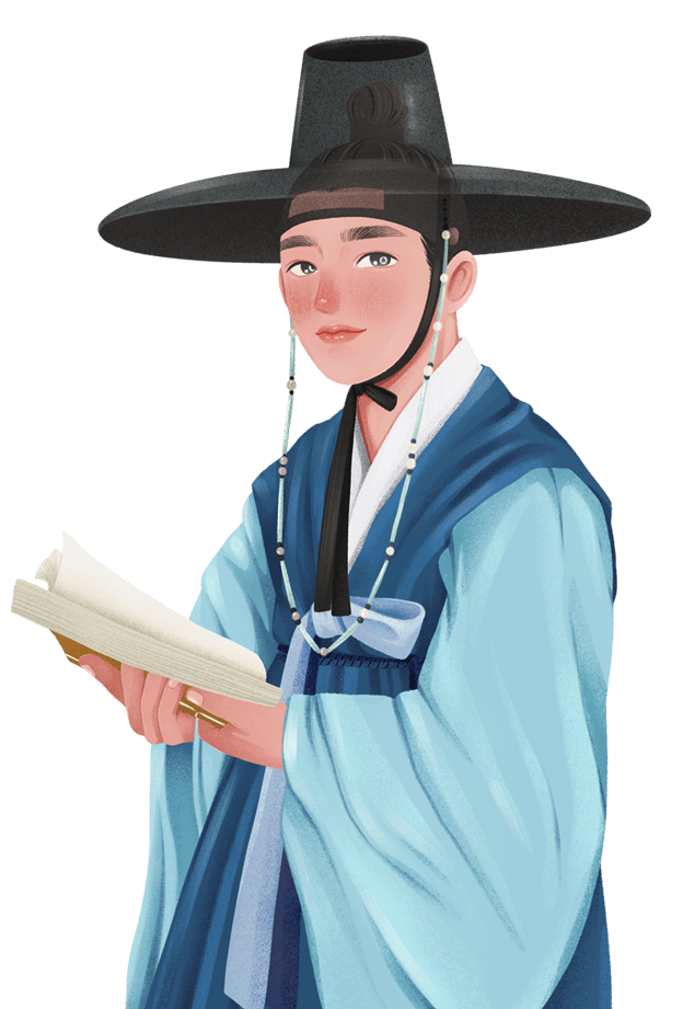 책을 들고있는 남자